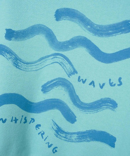 Sweat-shirt avec illustration au dos