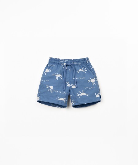 Pantaloncini da bagno in cotone biologico