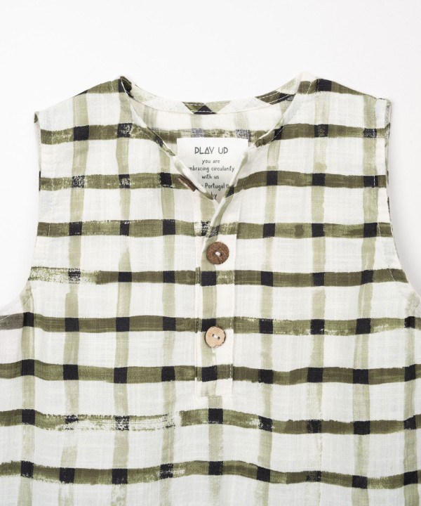 Combinaison en tissu de coton biologique