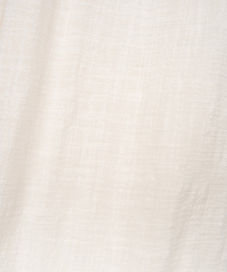 Organic cotton fabric trousers with elastic waistband