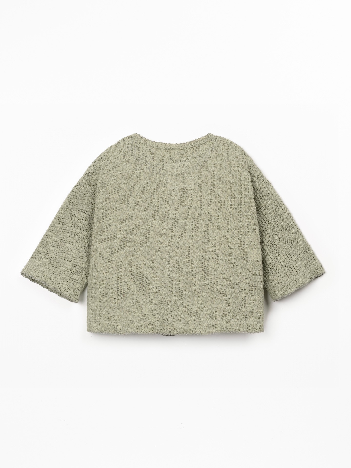 Veste en mélange de fibres naturelles et recyclées