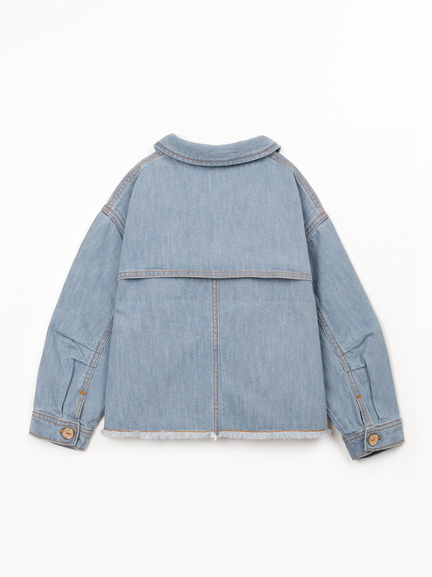 Veste en jean en coton avec poches