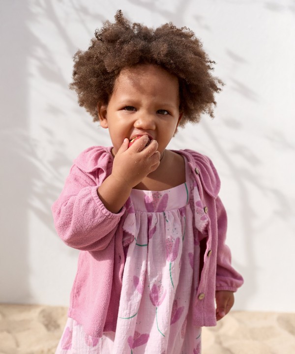 Veste en m�lange de coton et fibres recycl�es