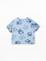 T-shirt en fibres naturelles avec imprim? T-shirt en fibres naturelles avec imprim?