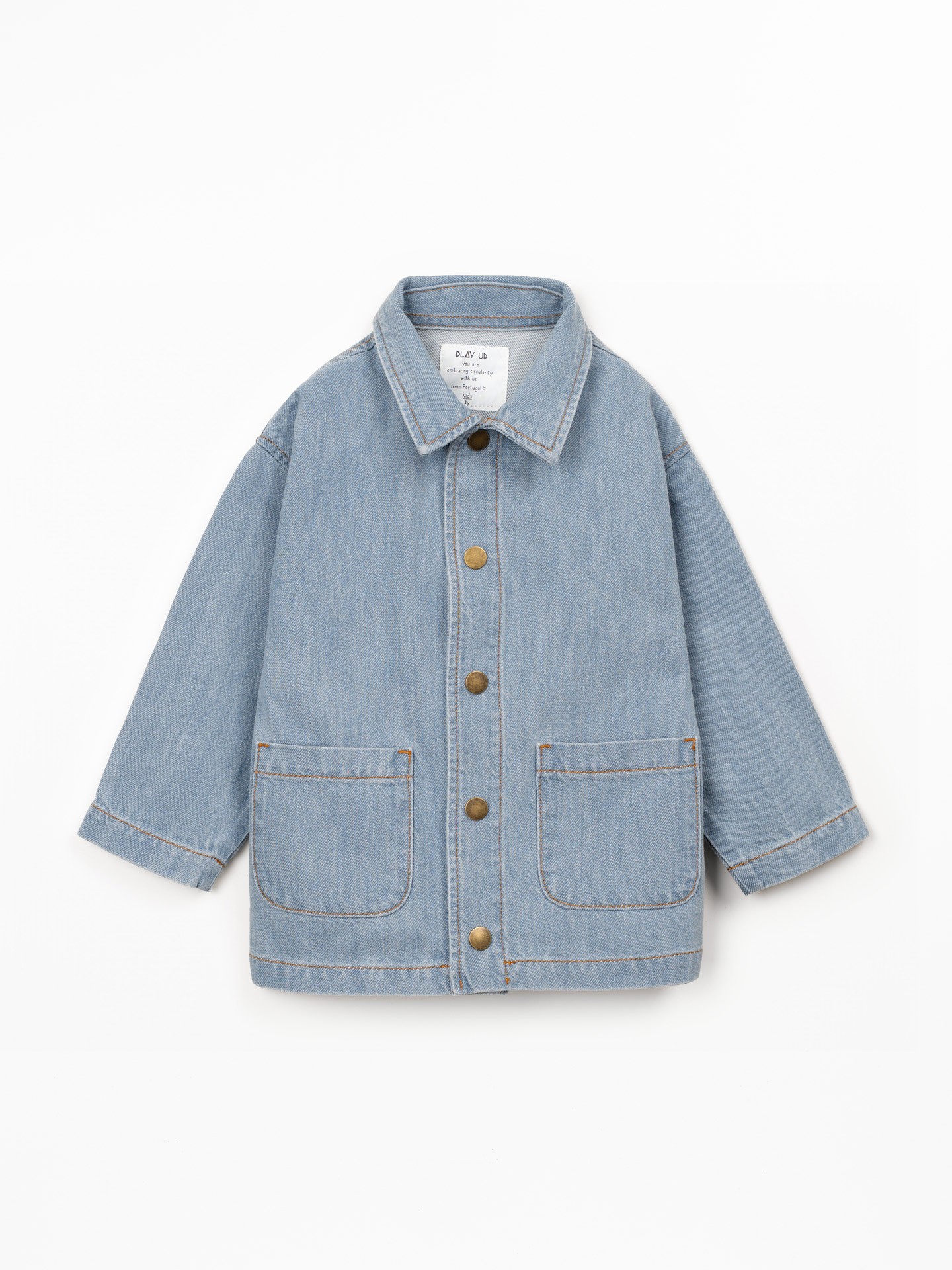 Veste en jean avec col