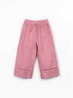 Pantalon en lin avec ceinture �lastique