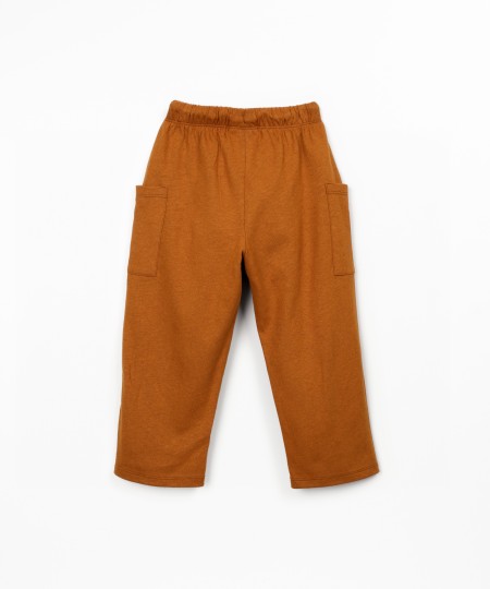 Pantalon en mélange de lin et coton biologique