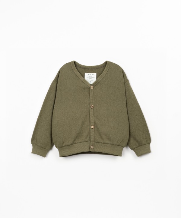 Veste en m�lange de coton et fibres recycl�es