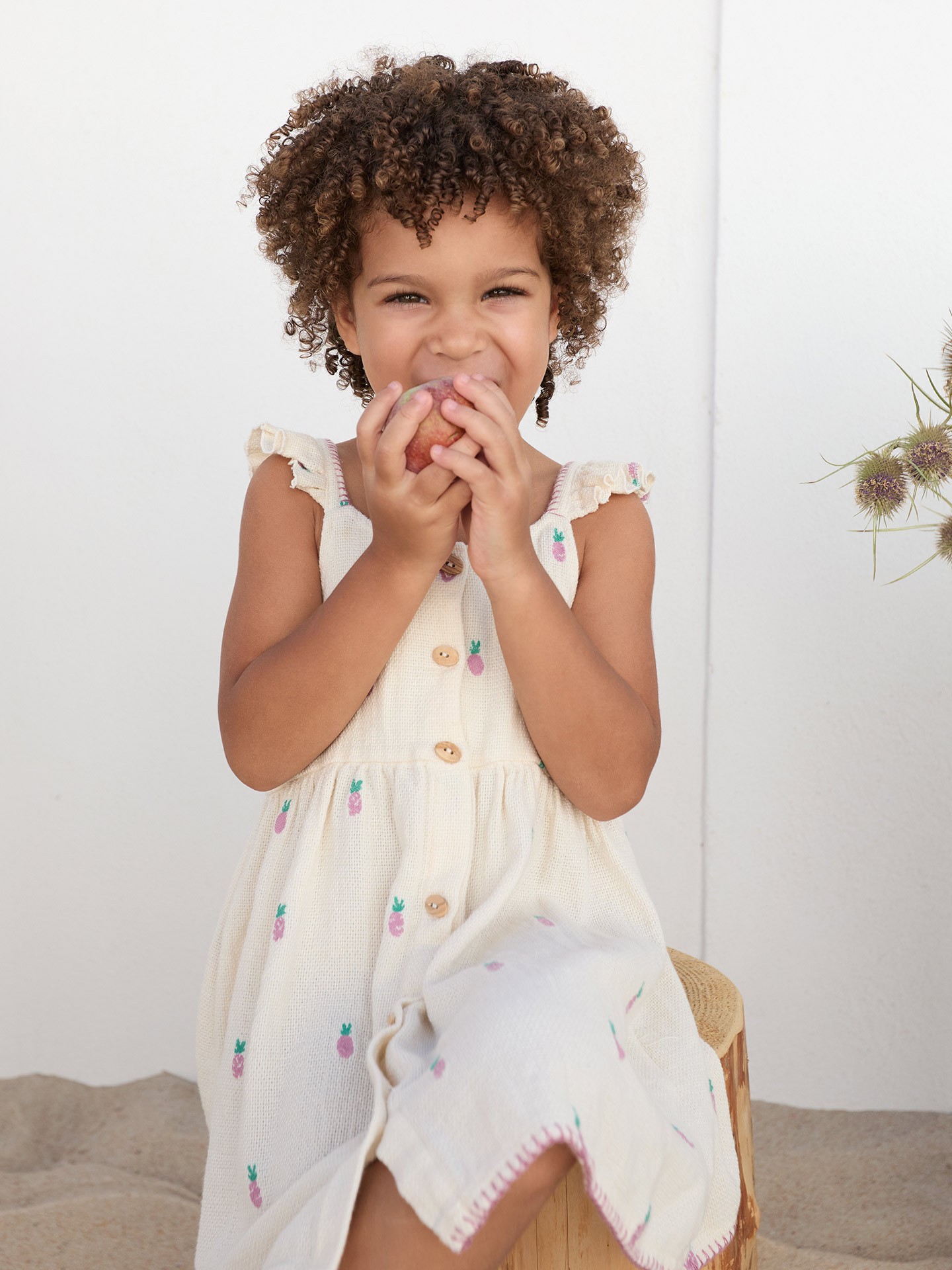 Robe avec imprimé ananas