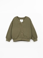 Veste en m�lange de coton et fibres recycl�es