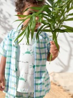 Camisa de tejido con fibras naturales