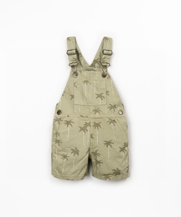 Combinaison en coton avec imprim?