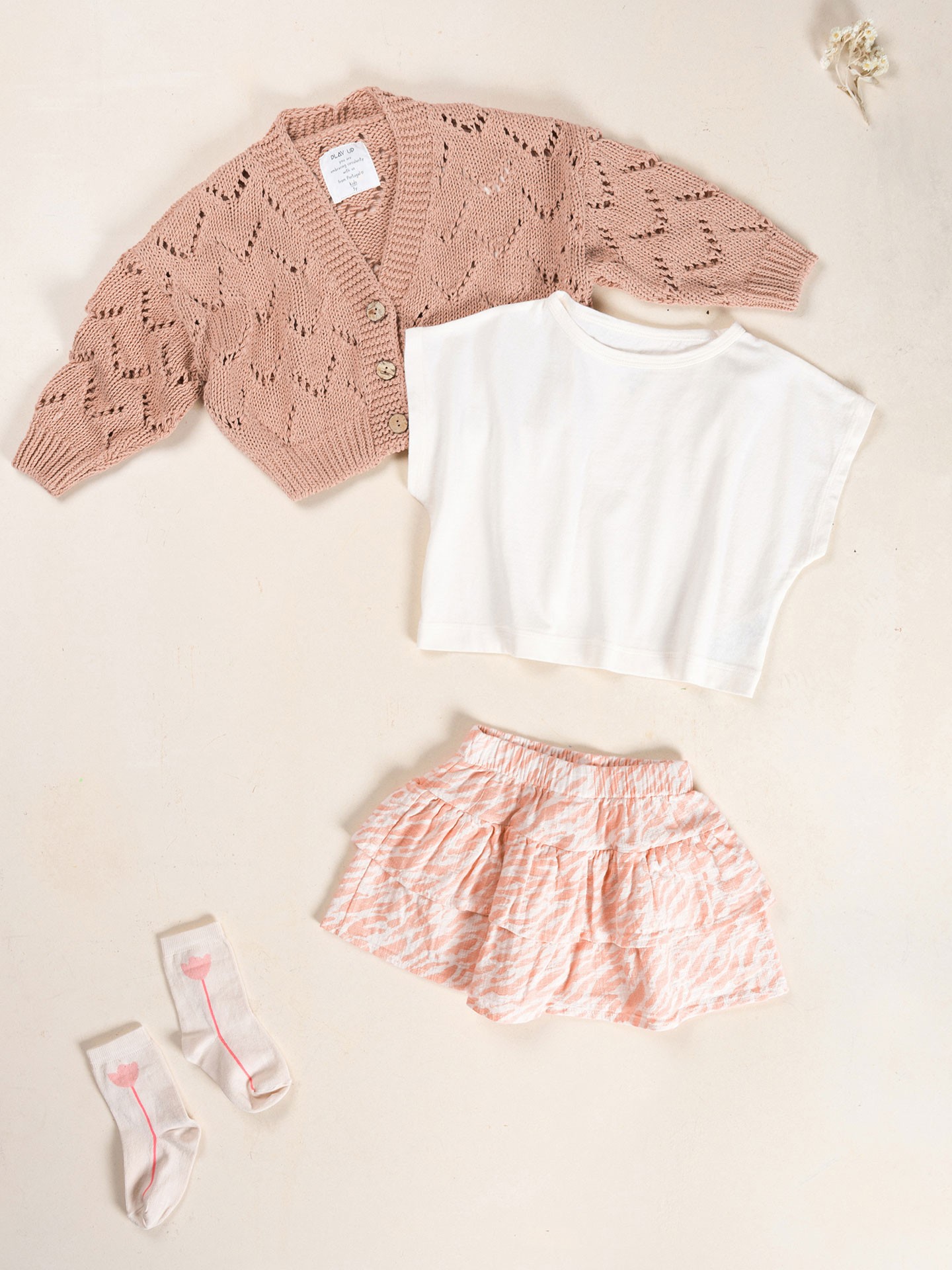 T-shirt en mélange de coton biologique et coton recyclé