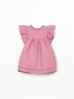 Robe en tissu de lin