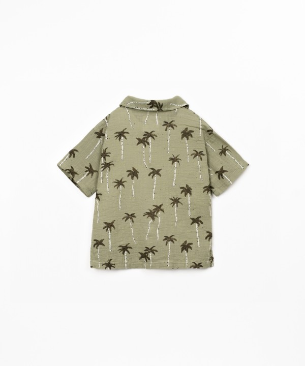 Chemise en coton biologique avec imprim?