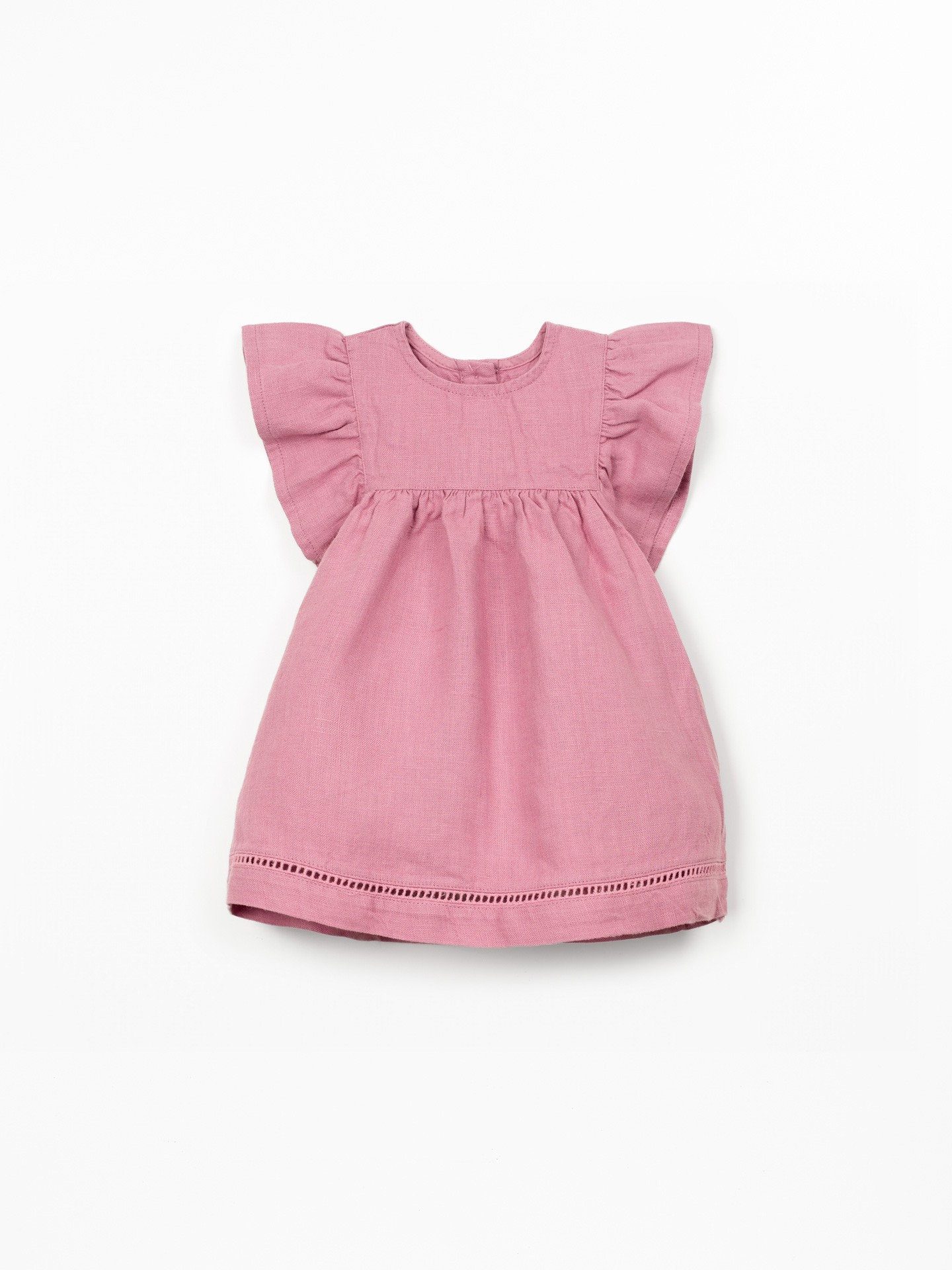 Robe en tissu de lin