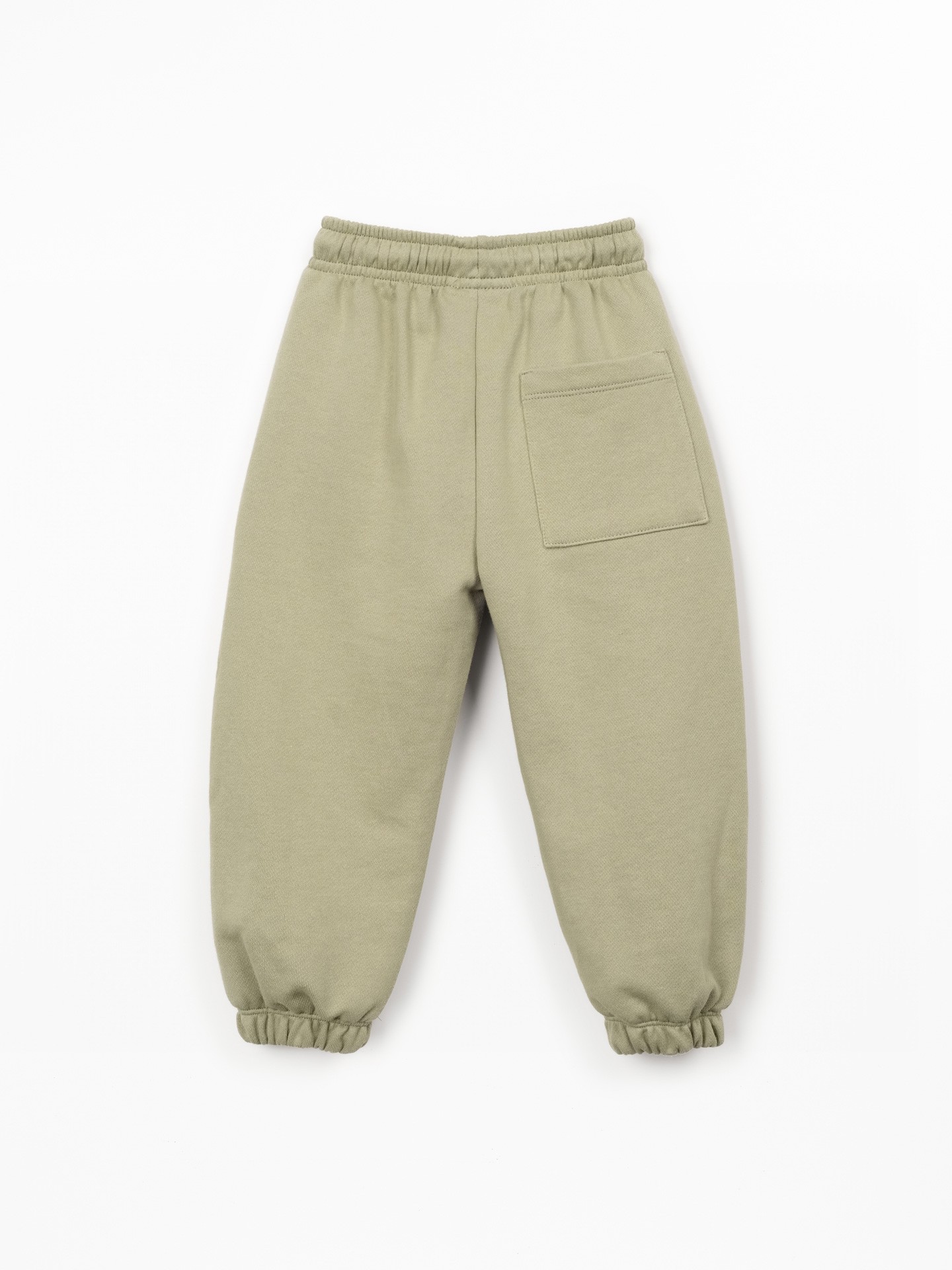 Pantalon en maille avec un mélange de fibres naturelles et de fibres recyclées