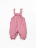 Combinaison en lin avec bretelles