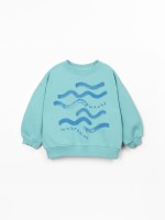 Sweat-shirt avec illustration au dos Sweat-shirt avec illustration au dos