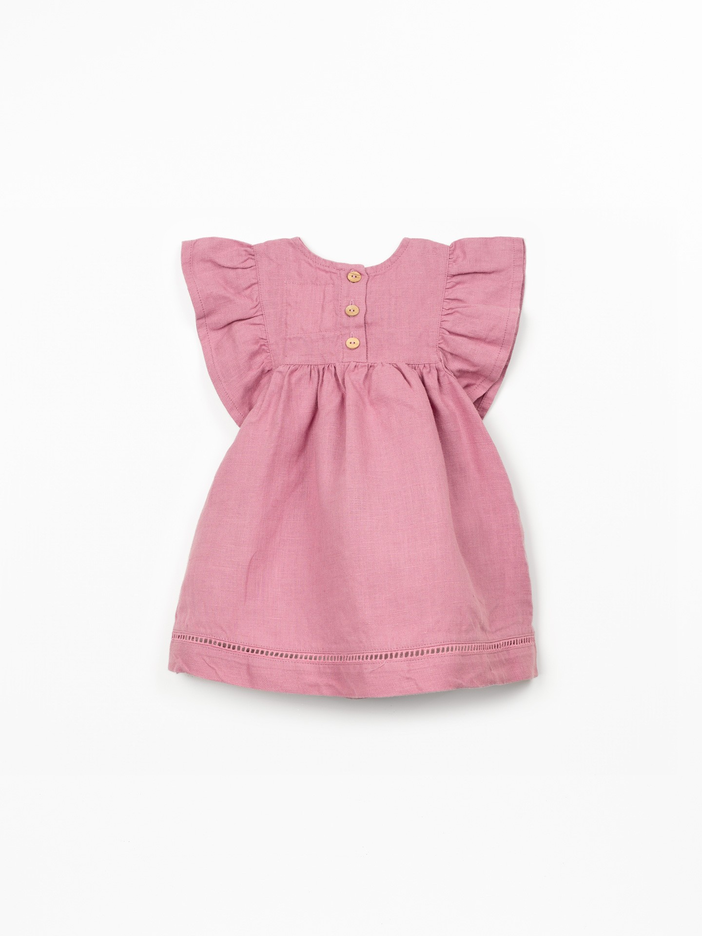 Robe en tissu de lin