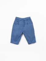 Pantaloni in tessuto di lino