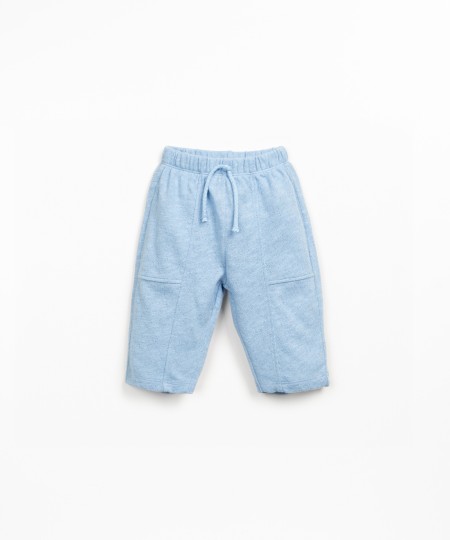 Organic cotton jersey trousers