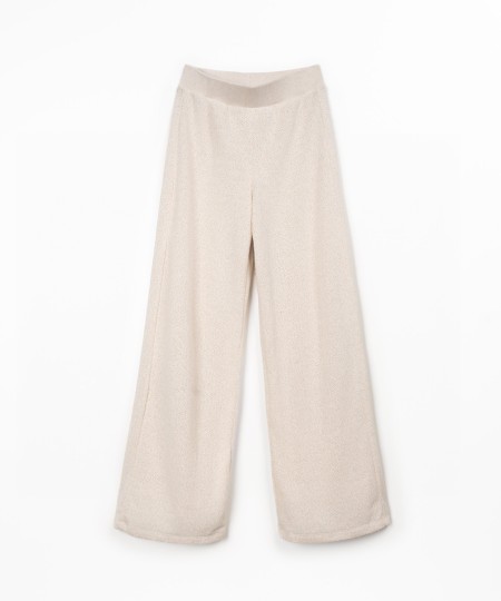 Pantalon en maille de coton recycl?