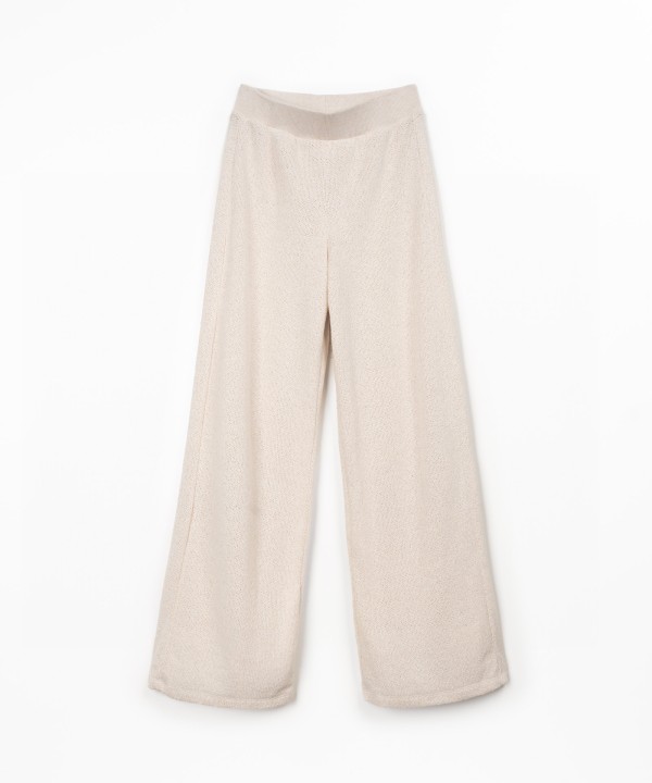 Pantalon en maille de coton recycl?