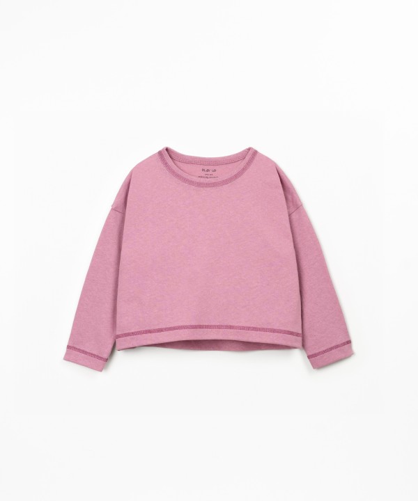 Pull en mélange de fibres recyclées