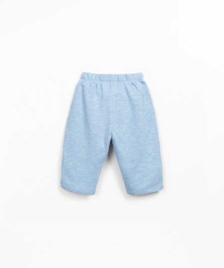 Pantalón de punto de algodón orgánico