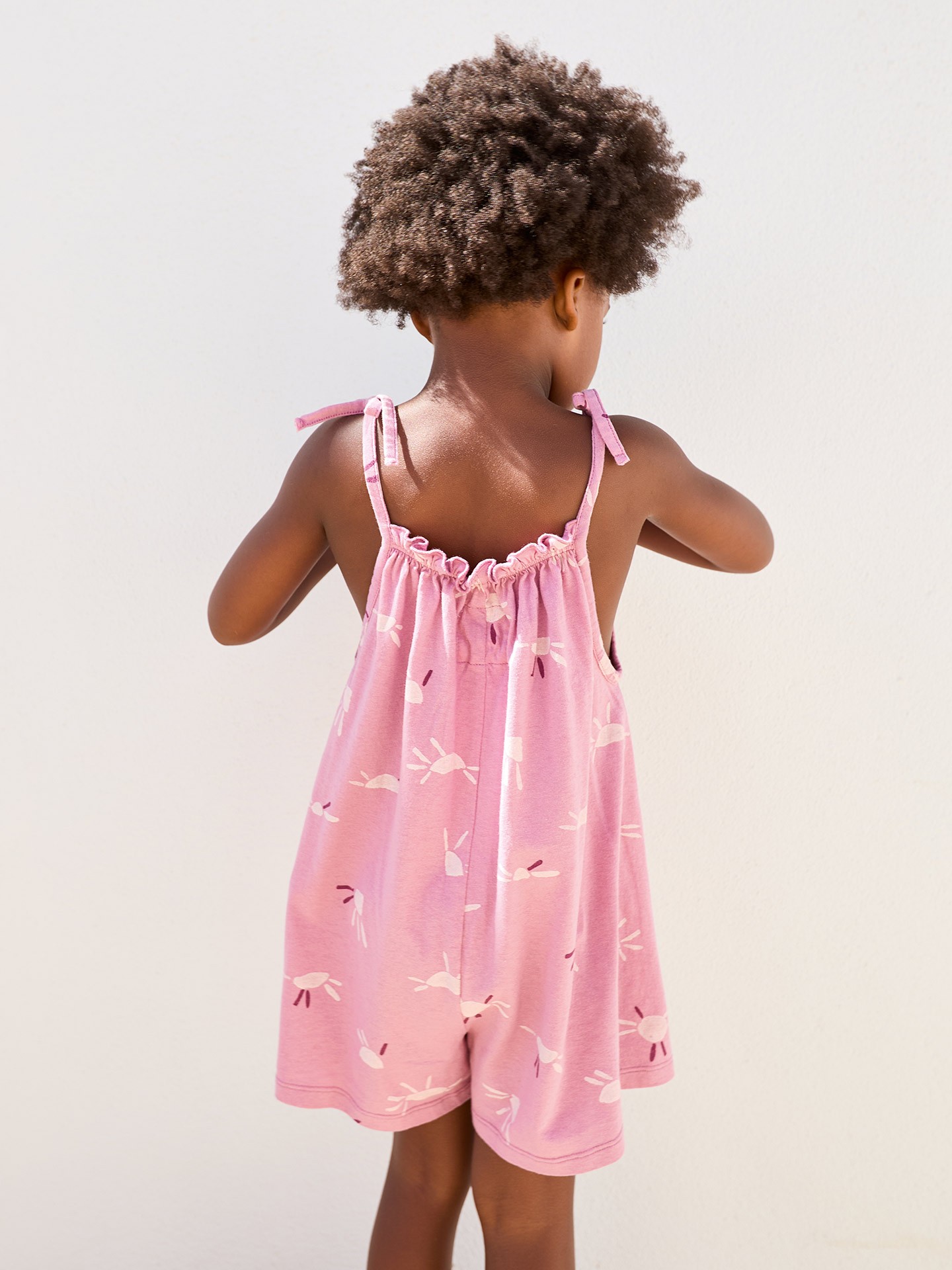 Combinaison en maille de coton avec imprim?