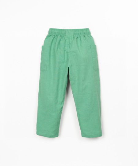 Pantalon en tissu de coton biologique