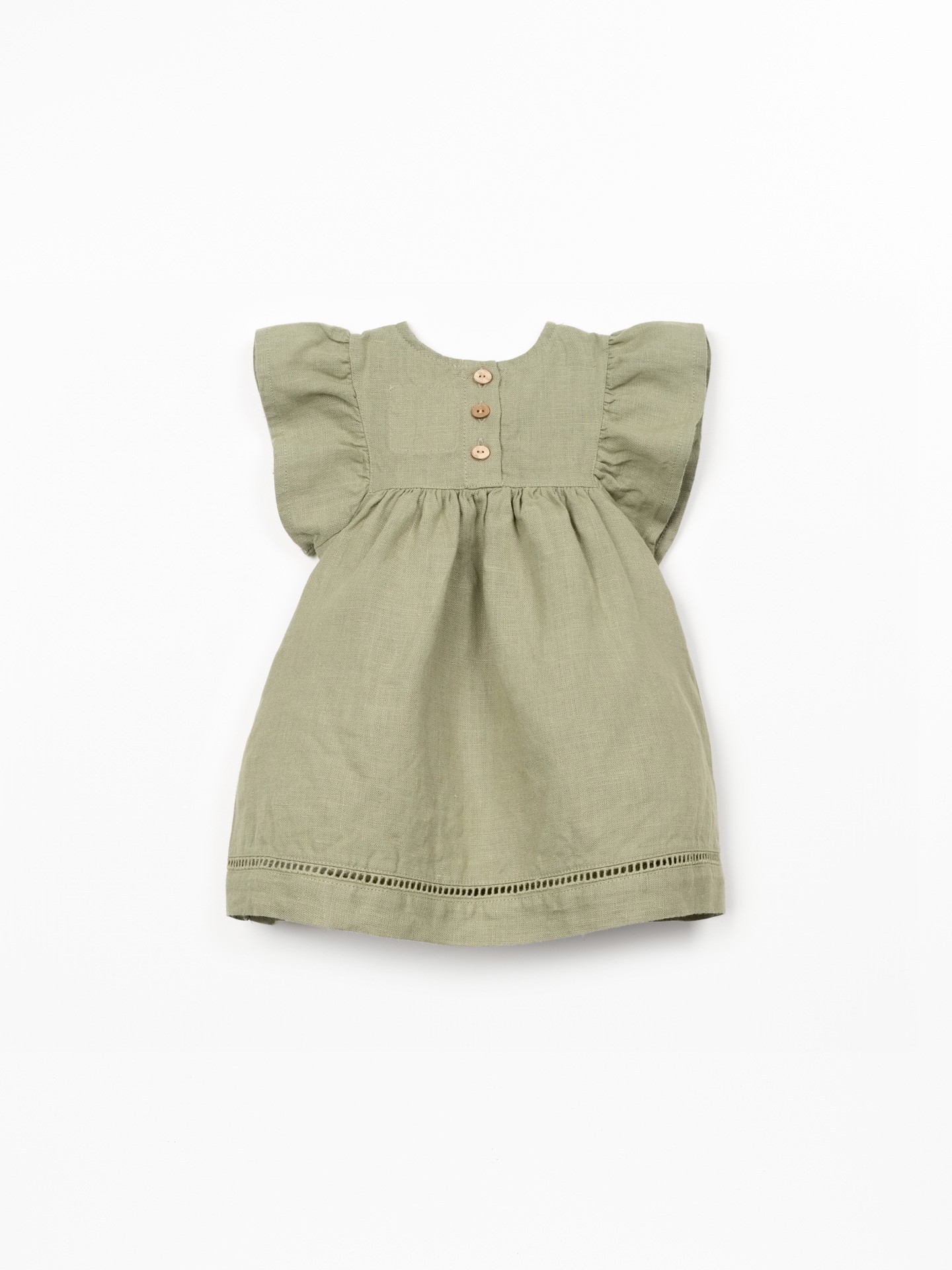 Robe en tissu de lin