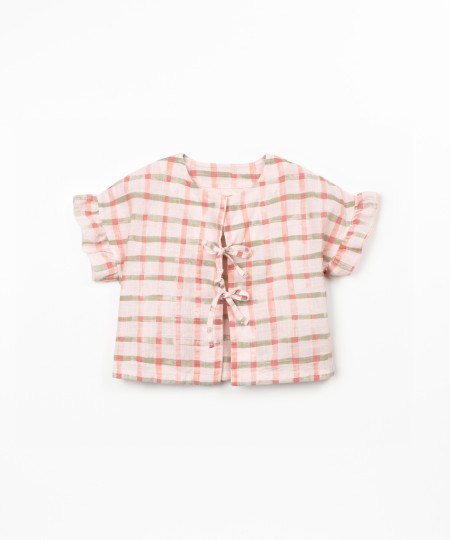 Chemise en tissu de coton biologique