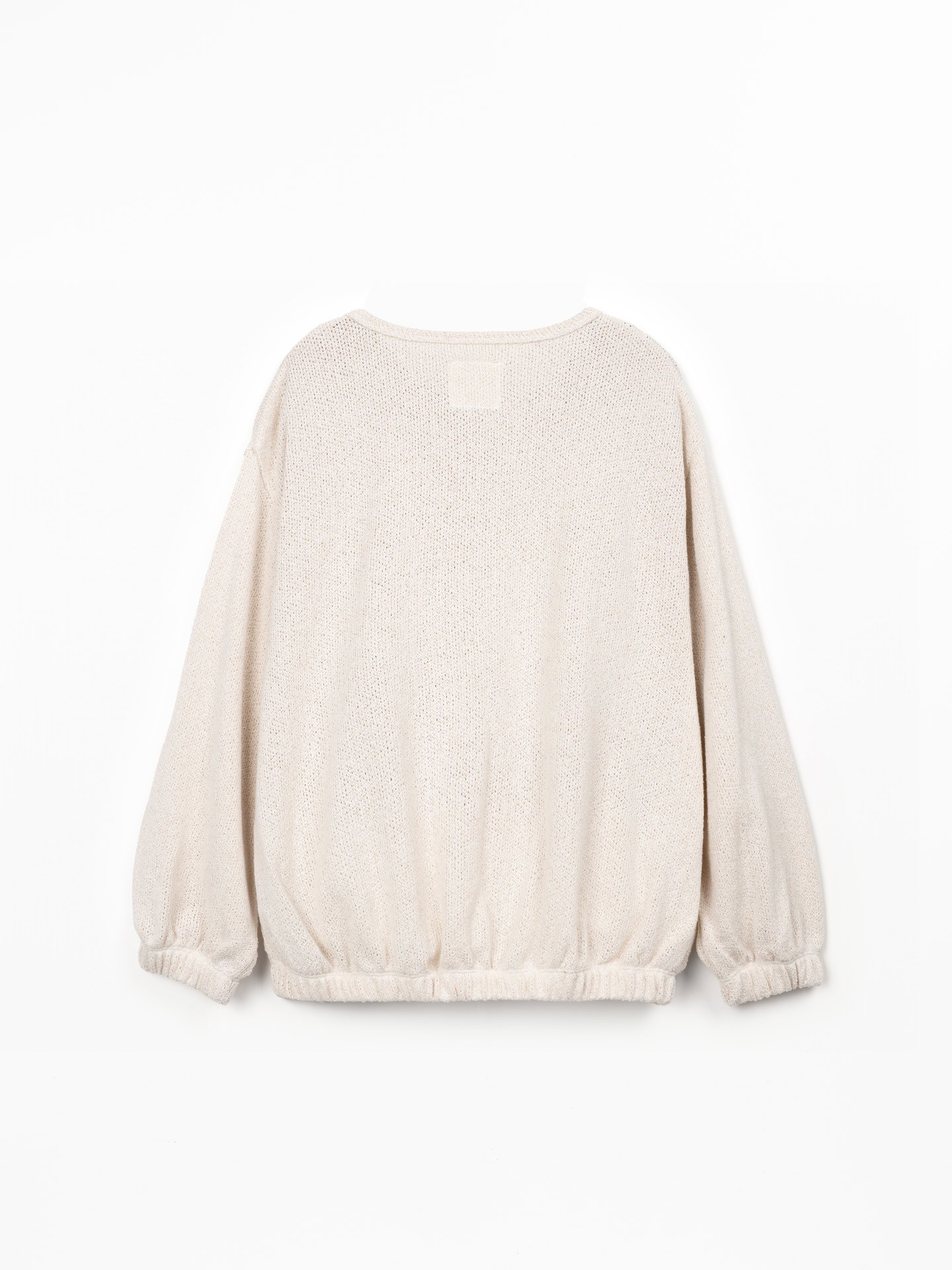 Veste en maille avec boutons en coco