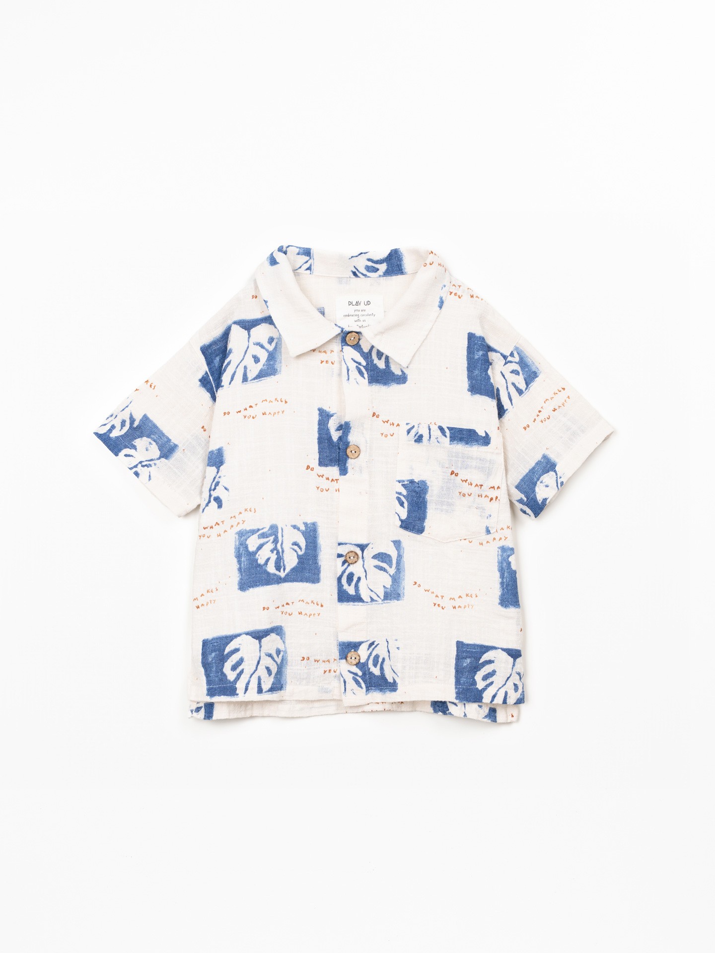 Chemise en coton biologique avec imprim?