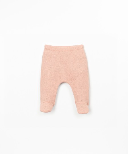 Leggings em mistura de fibras naturais e fibras recicladas