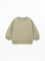 Pull en maille avec coton recycl?