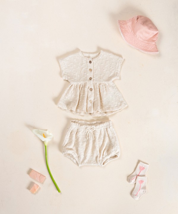 Cale�ons en m�lange de fibres naturelles