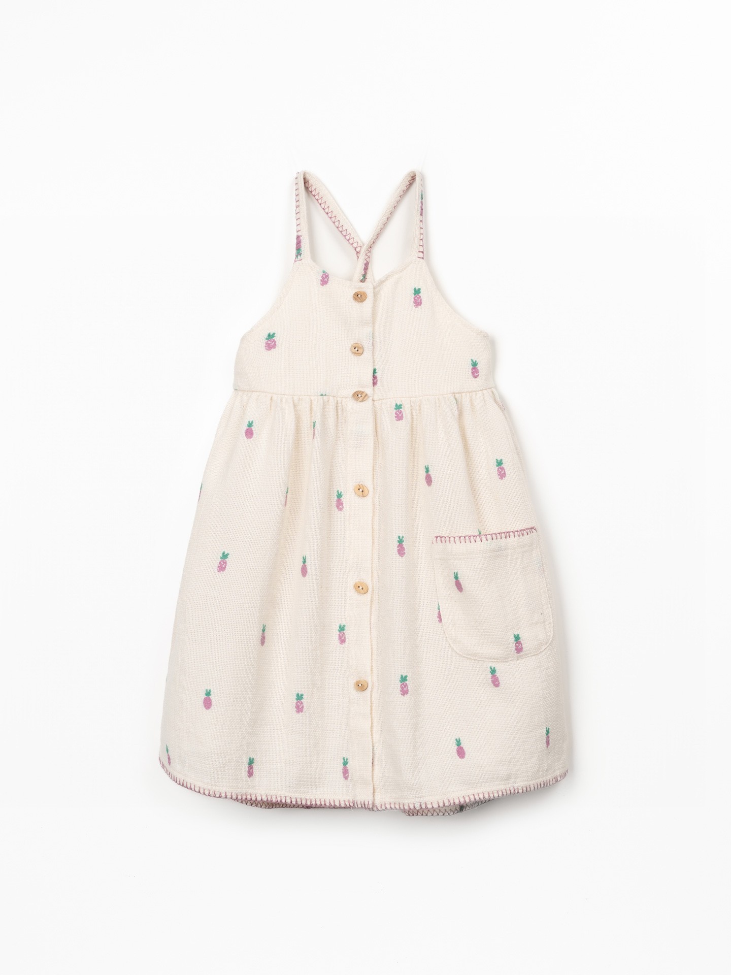 Robe avec imprimé ananas