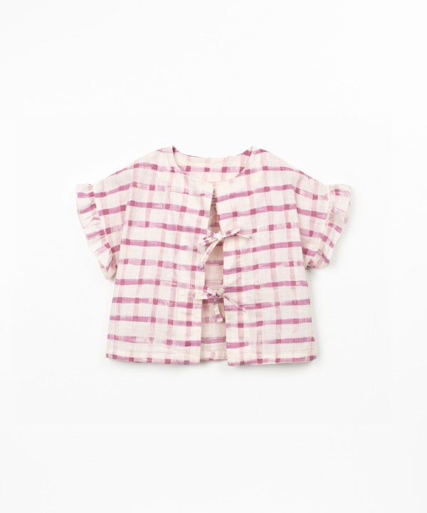 Chemise en tissu de coton biologique