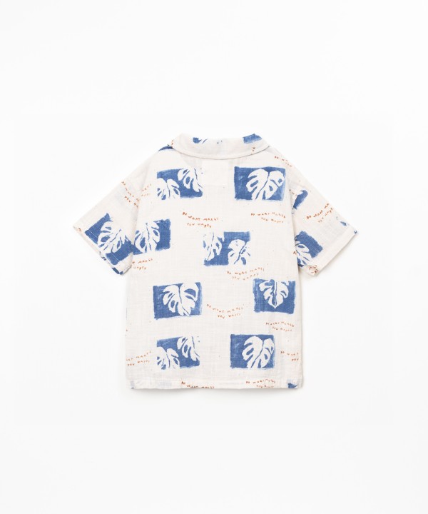 Chemise en coton biologique avec imprim?