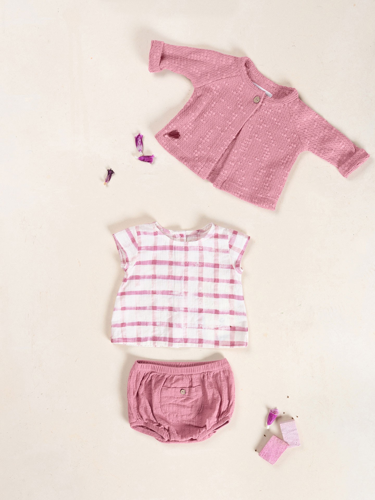 Blouse à imprimé à carreaux