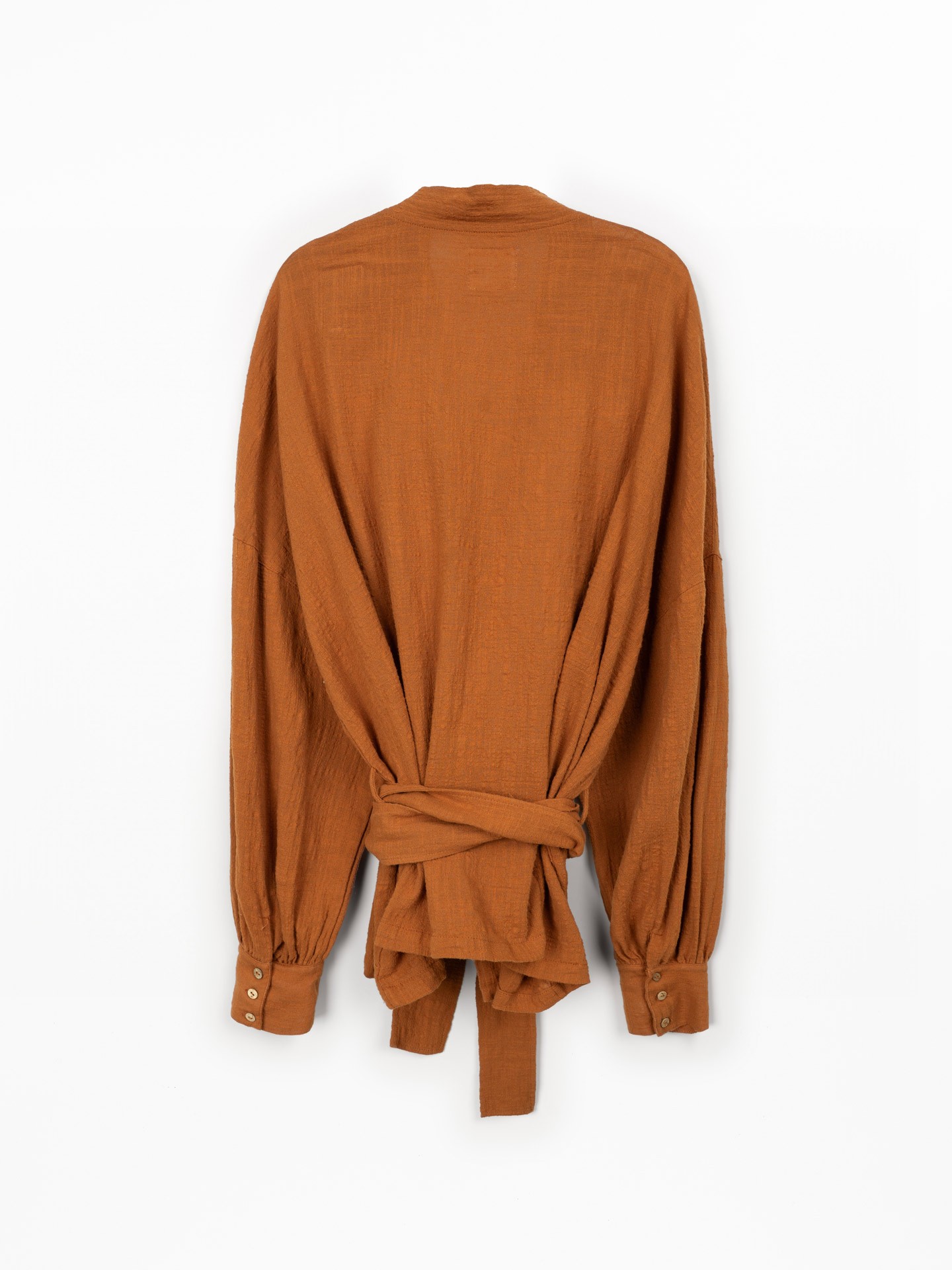 Chemise en tissu de coton biologique