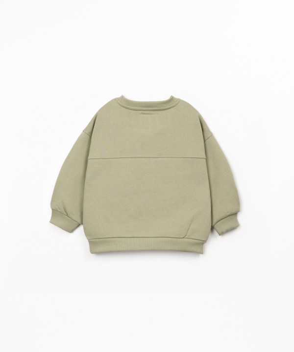 Pull en maille avec coton recycl?