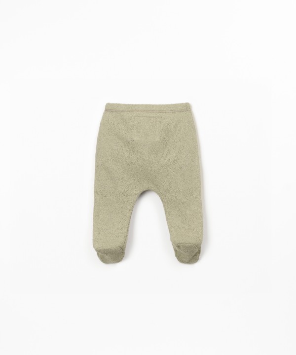 Leggings en m�lange de fibres naturelles et recycl�es