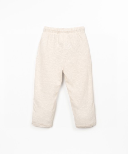 Pantalon en maille de fibres naturelles