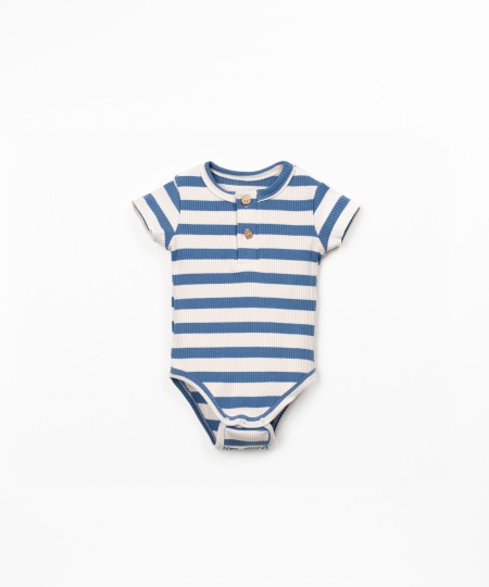 Body à motif rayé