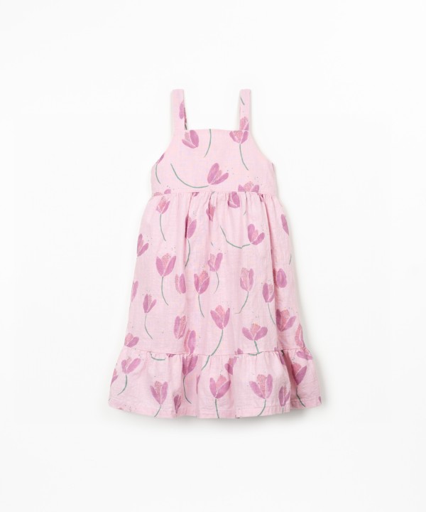Robe avec imprim� de tulipes