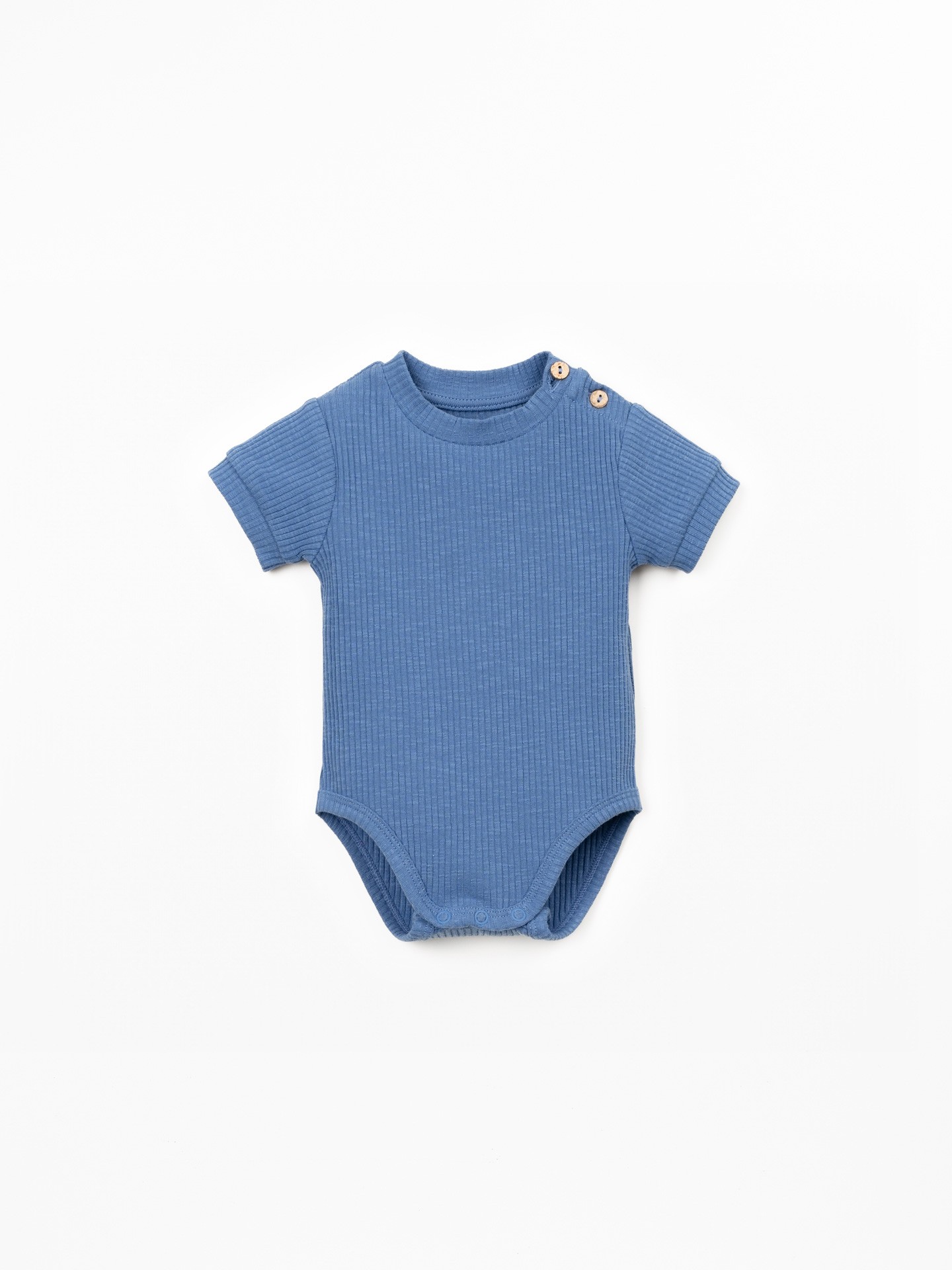 Body en coton biologique en jersey côtelé